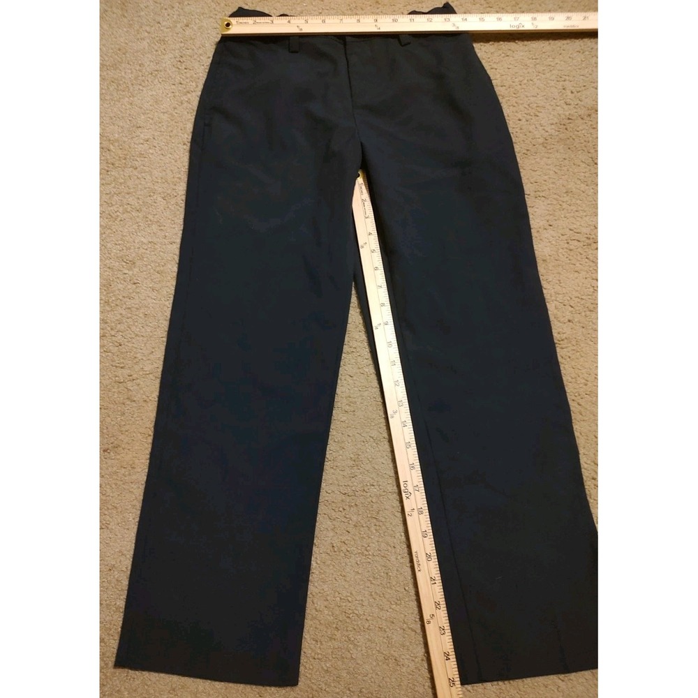 U.S. Polo Assn Boys Size 8 Black Chino Pants, Adjustable Waist, Snap Button